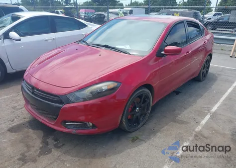 2015 Dodge Dart Gt из США, поврежденный, VIN 1C3CDFEB0FD166622